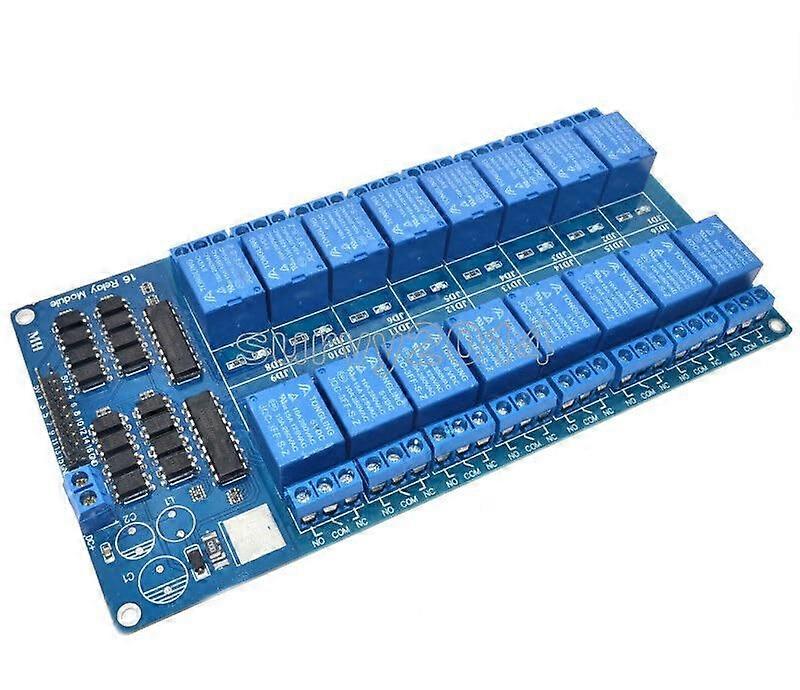 Ducduongshop Tool Part 16-Channel 12V Relay Shield Module With Optocoupler LM2576 Power For Arduino Raspberry Pi