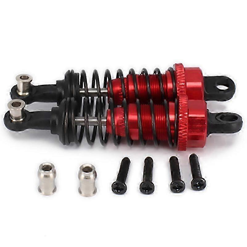 2 Pcs Damper For Rc Car 1/18 ,red
