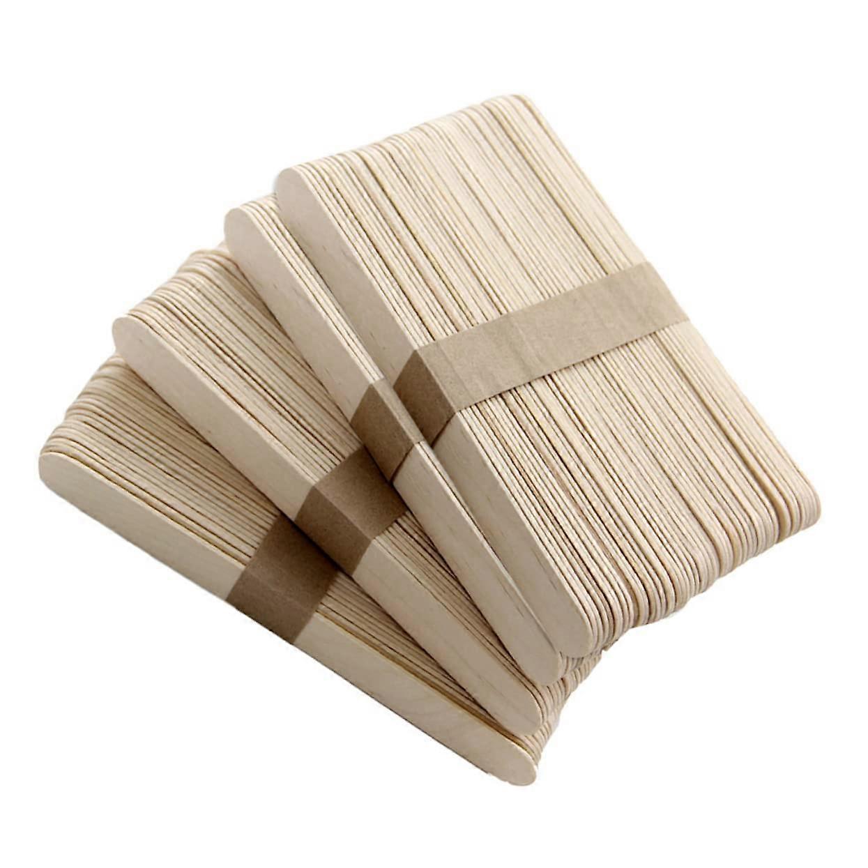 4Bag Non-Waxed Popsicle Craft Sticks for Classroom Projects, Party Crafts, Safe Wood for Creative Designs and Art آ