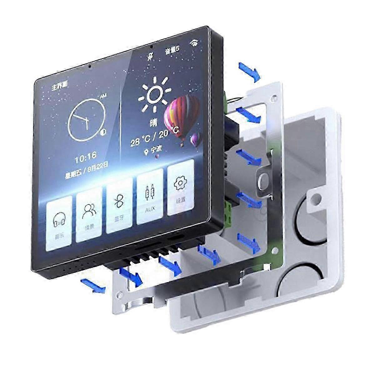 3.92 inch IPS LCD touch display esp32-S3 wall panel Smart wall switch 3.92 inch IPS LCD touch display