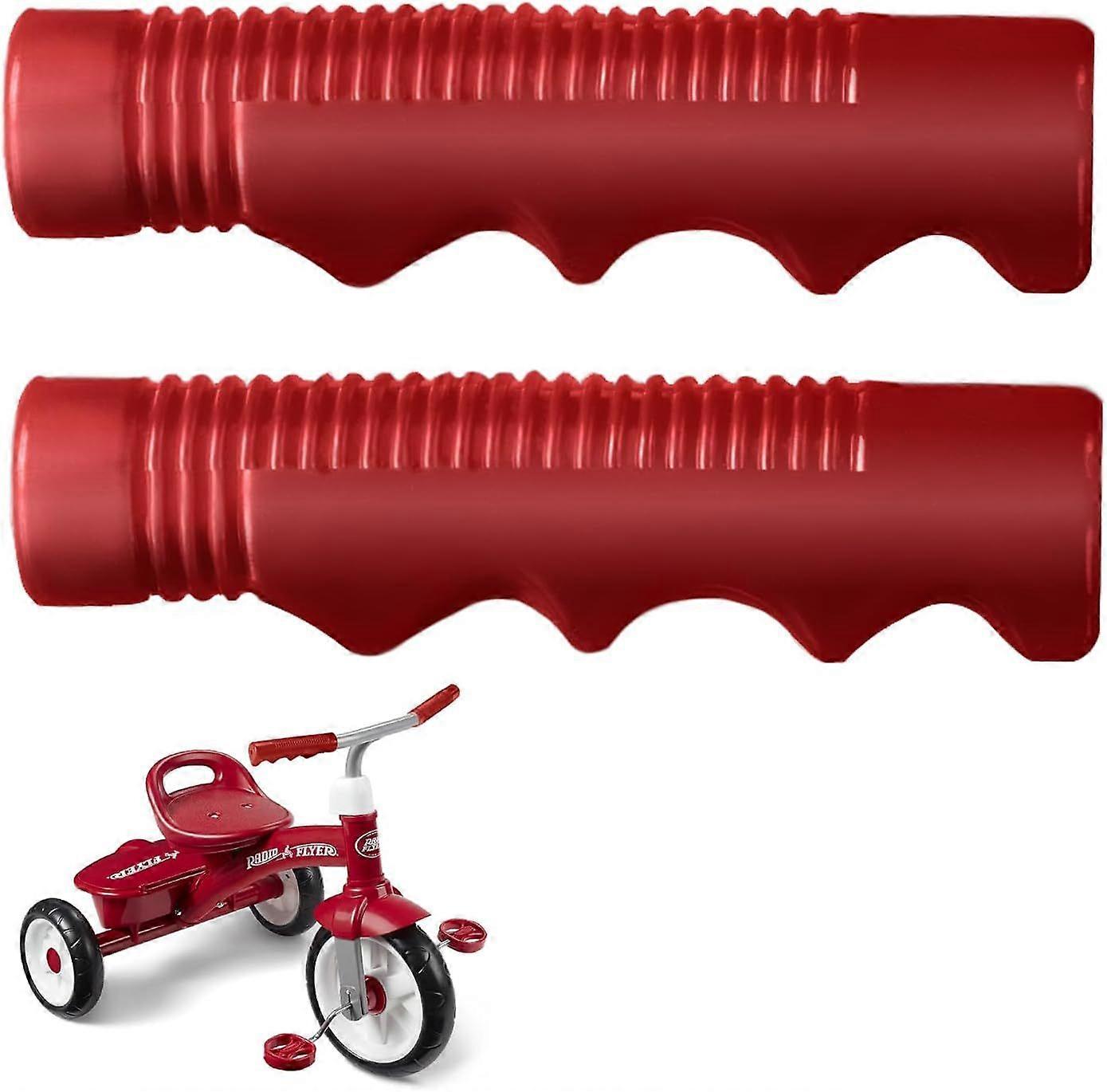 114mm 1 Pair Red Tricycle Handlebar Grips