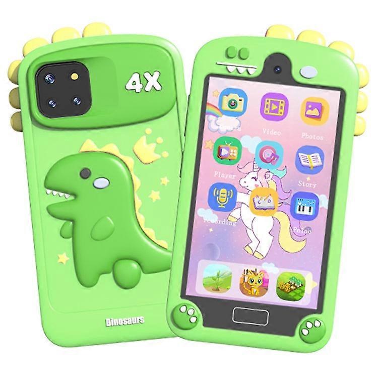 PI MAX 48MP Dual Lens 4-inch IPS Screen Cartoon Animal Children Educational Phone Camera Toy