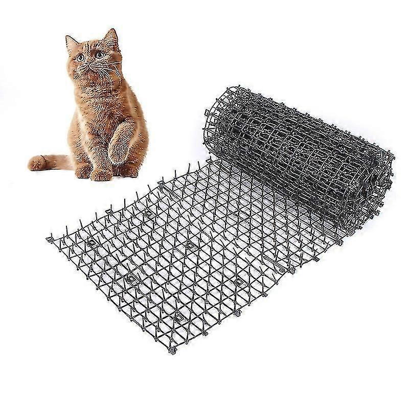 Cat Scat Mat with Spikes, Anti-Digging Deterrent Strip, Pest Repellent Barrier for Gardens, 5 Sizes