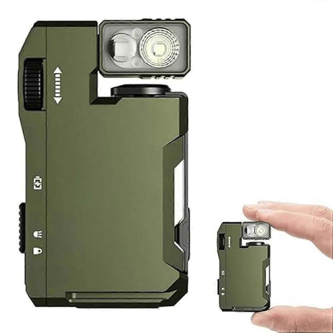 G5 EDC Flashlight, 400 Lumens, 3 Modes, IP68, Compact (Green)