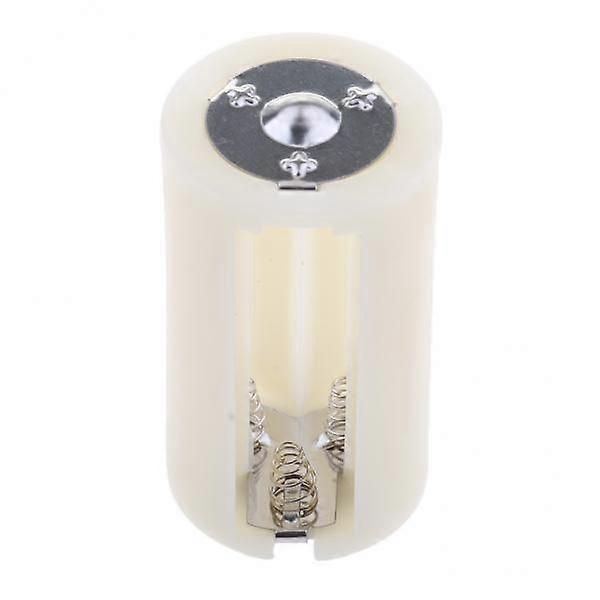 5-6pack 1.5V Parallel Battery Converters Adapter Case LR20 3 AA to D Type White