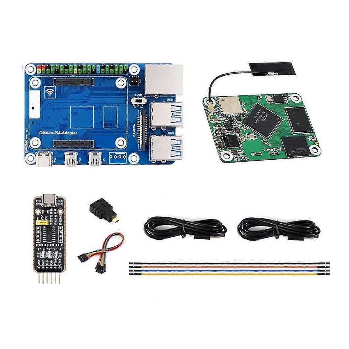Core3566 Modul-Kit mit Rockchip Rk3566 Quad-Core-Prozessor High-Performance-Computing für Cm4 Us