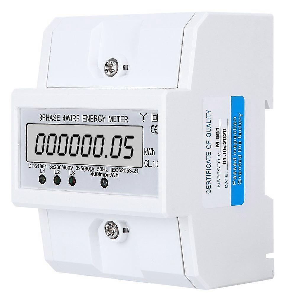 High quality  DTS1891 three-phase 4P LCD display energy meter (replace GS02459