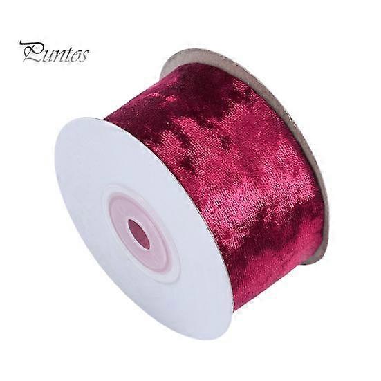Single-sided Velvet Ribbon 30ft Colorful Multi-purpose DIY Craft Floral Arrangement Decoration Romantic Gift Ribbon