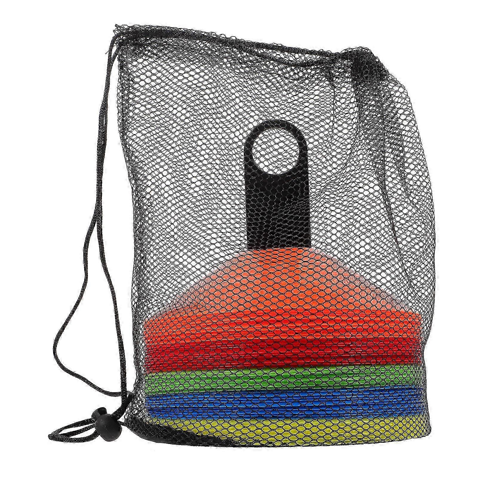 Portable Multi-Function Soccer Cones Set - 8.5x8.5x4.5cm Professional Agility Training Discs