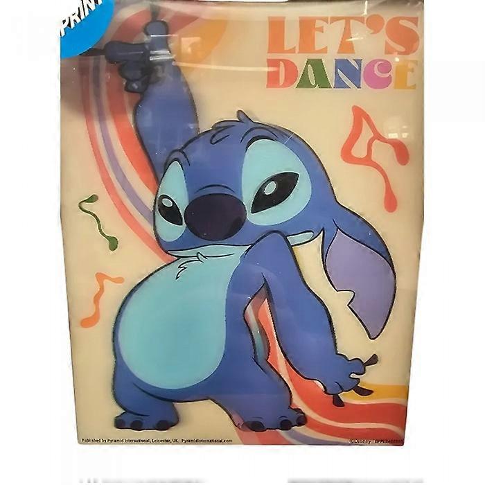 Lilo & Stitch Lets Dance 3D Lenticular Framed Poster