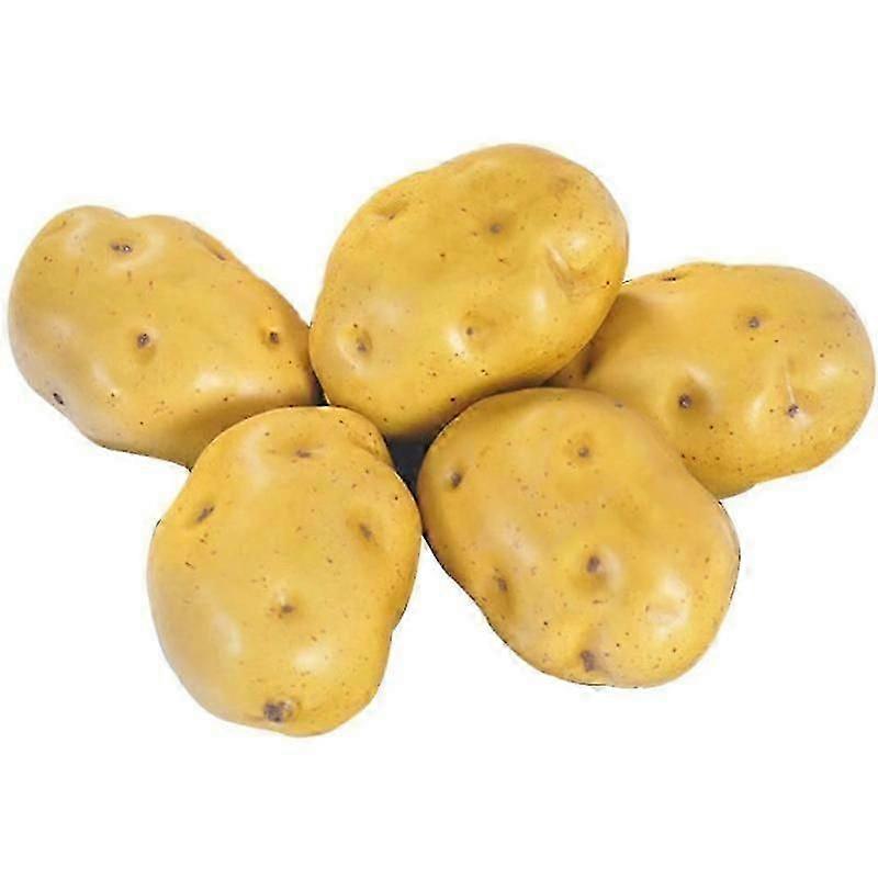 Fake Potatoes Simulation Bubble Fruit & Vegetables Props Simulation Potato 5pcs