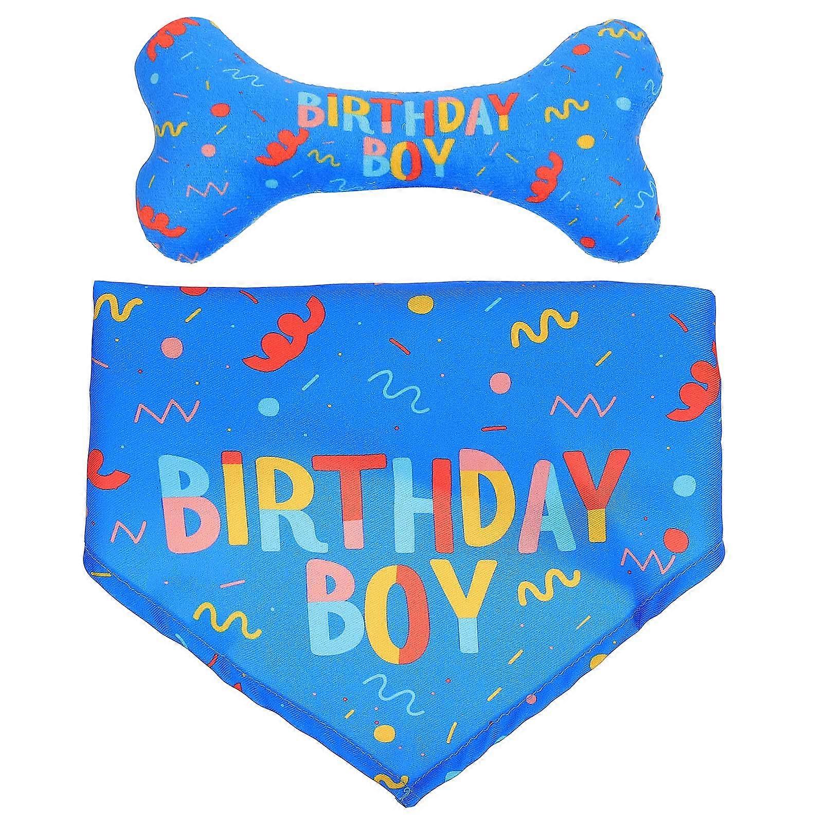 Here's a refined and engaging product description for your **2pcs Dog Triangle Scarf Set**:

 

### 🐾 2pcs Dog Triangle Scarf Set – Stylish Birthday