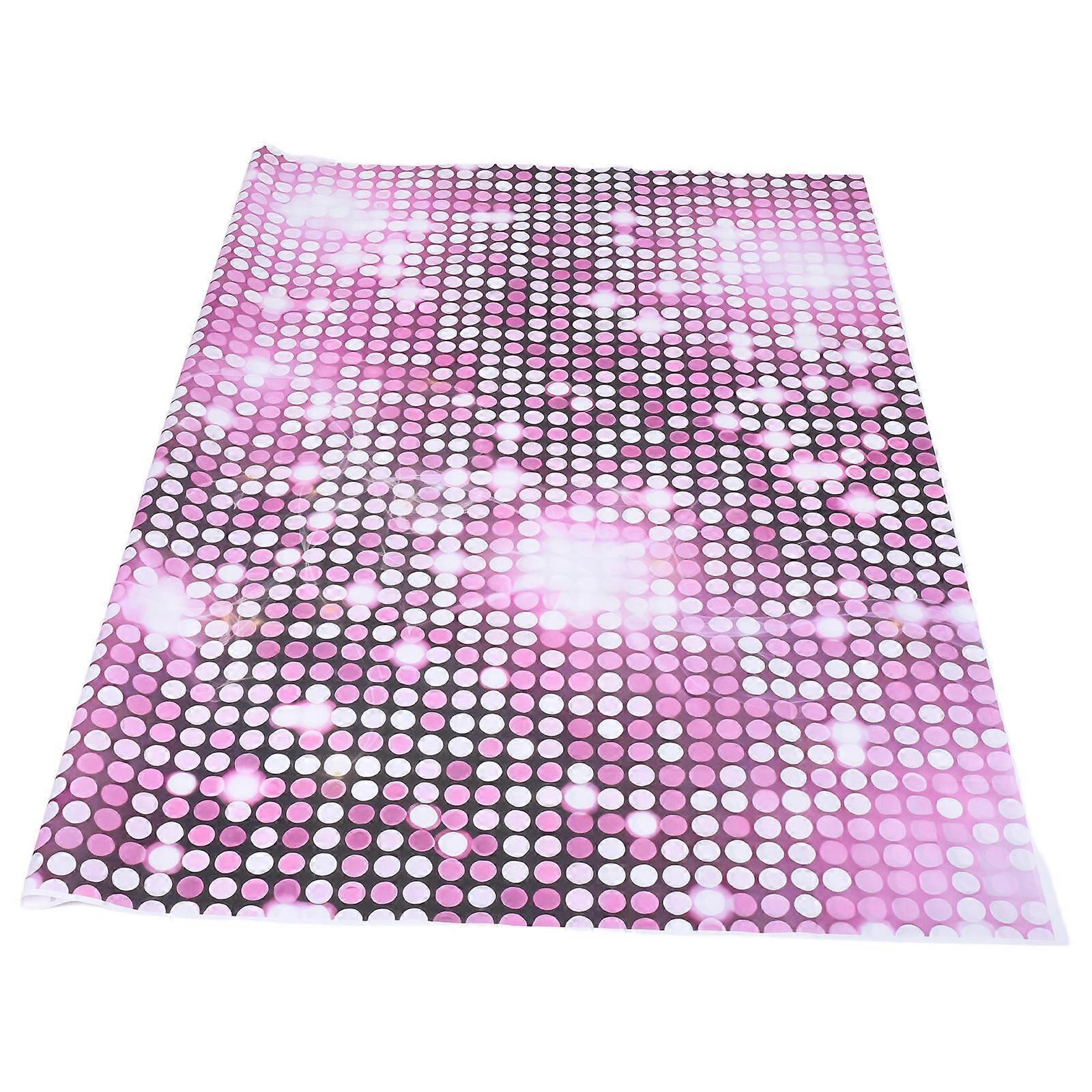 Disco Photo Backdrop Sequin Backdrop Shimmering Rose Red Rectangular For Girls' Birthday Party 1Pcs