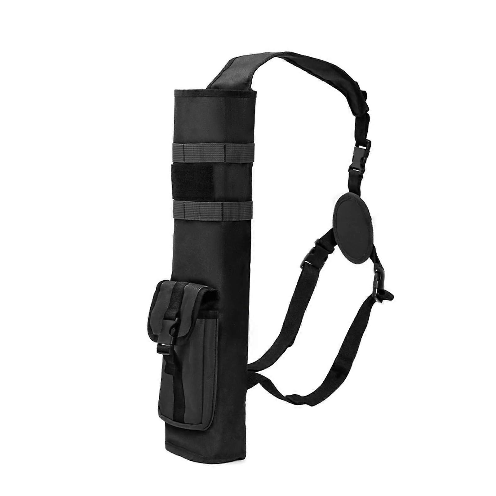 Archery Back quiver Quiver Bag Quiver Arrow holder with pockets Archery quiver for shooting for target shooting Black