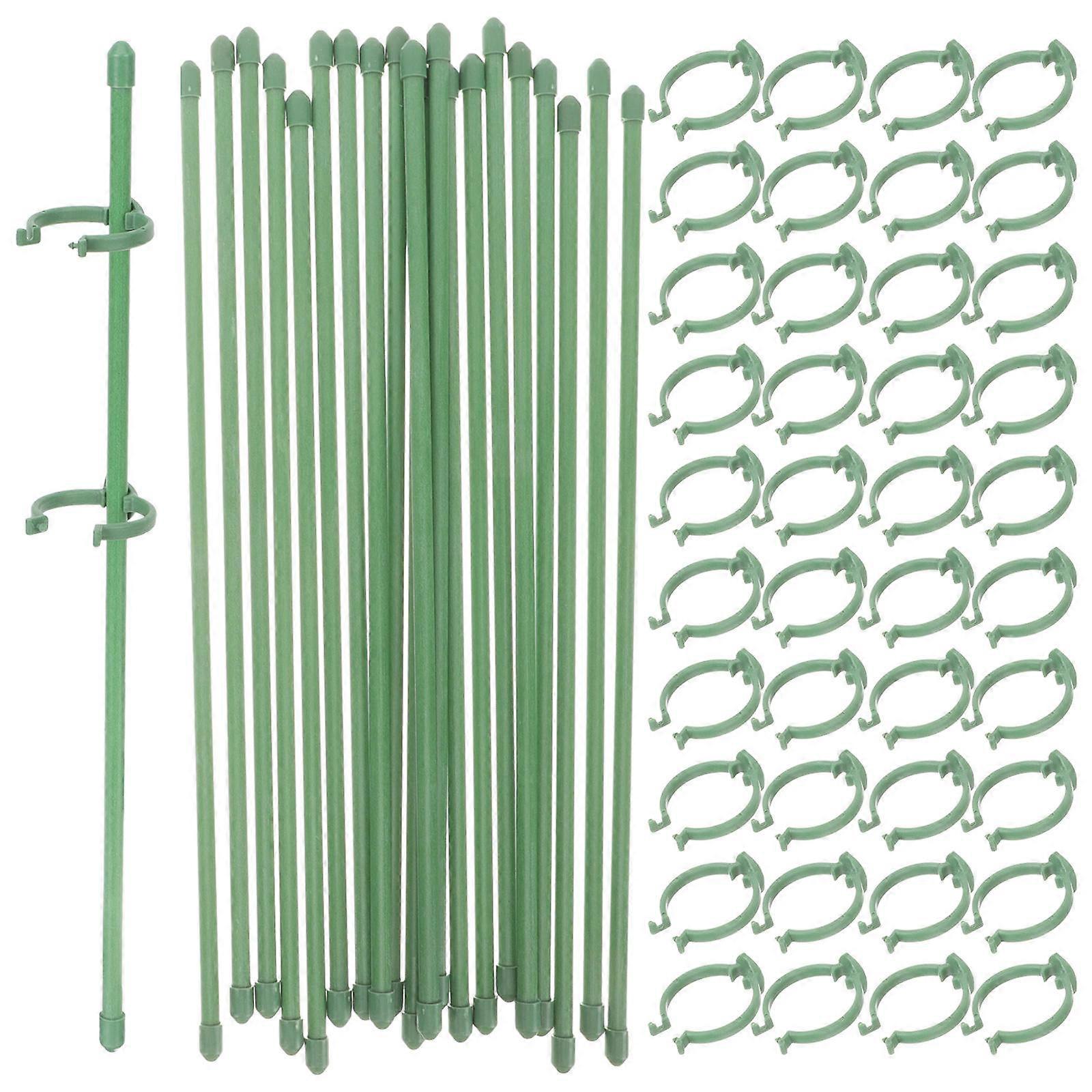 Garden Planter Rack Simple and Generous Orchid Plant Supporting Rack Gardening Fiberglass 30x1cm 50Pcs