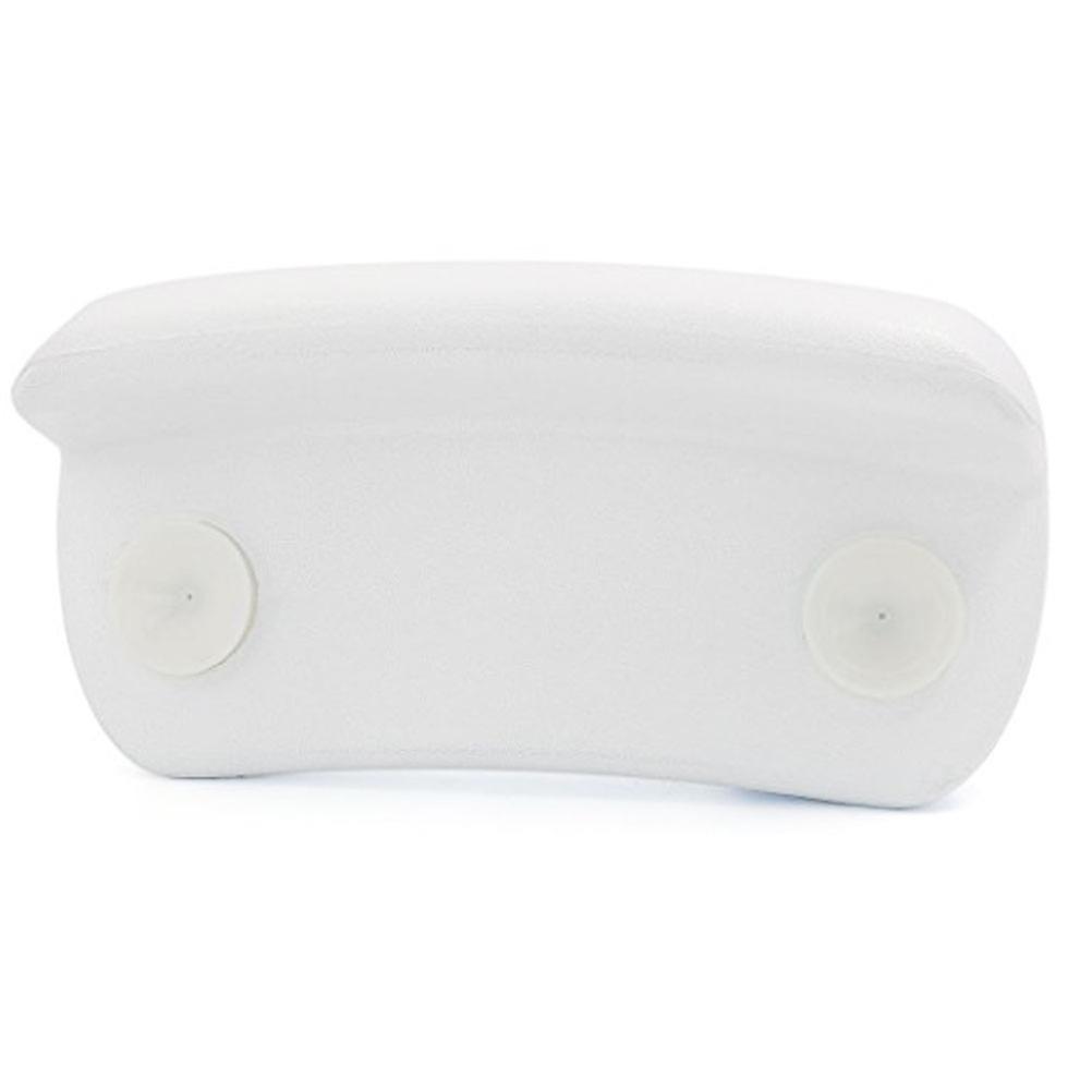 PU Bathtub Cushion with Suction Cups – Durable Bath Pillow for Adults, Universal Fit for All Bathtubs, Comfortable Spa Relaxation Accessory – White