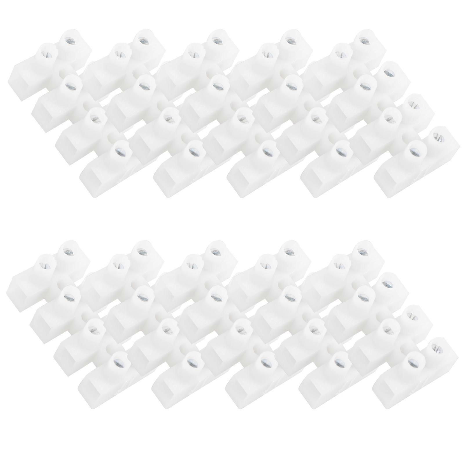 10pcs Small Pin Wire Connectors Screw Terminal Blocks Compact Quick Connect Electrical Terminal Strips for Home Appliances Lighting Motors Automotive
