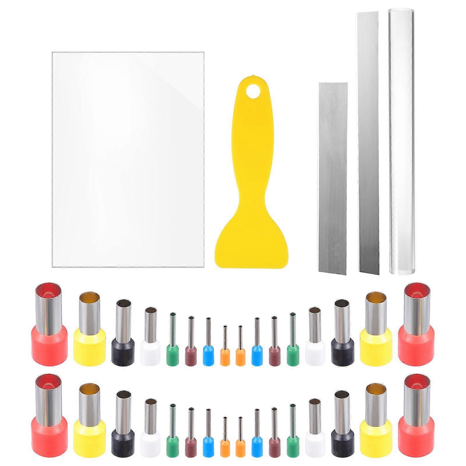 1 Set/37PCS Clay Sculpting Tool Backing Board Clay Cutter Rolling Stick Scraper