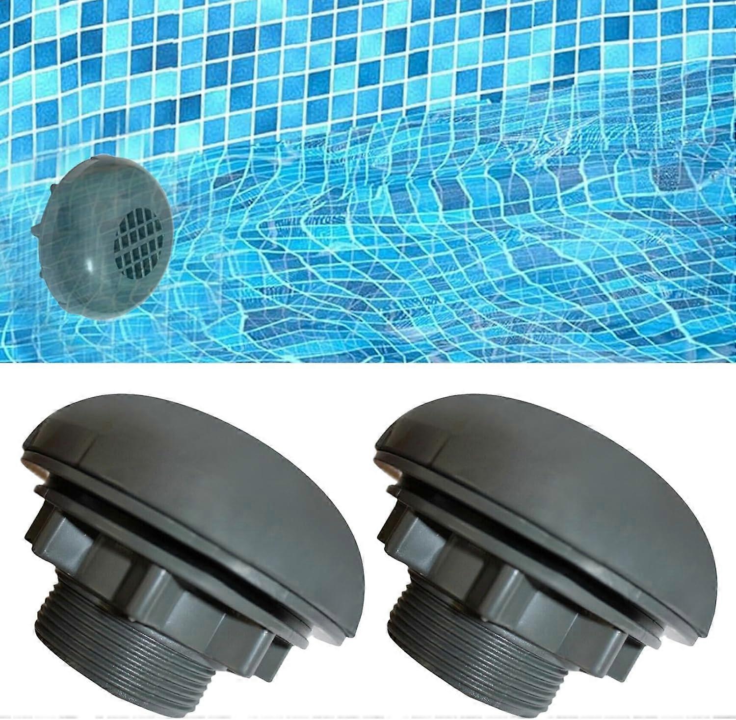 Inlet/Outlet Valve for Compatible with Coleman, Intex, Bestway, Above Ground Pool Filter Pump, Pool Pump Replacement Parts, for 1-1/2 Inch Hose