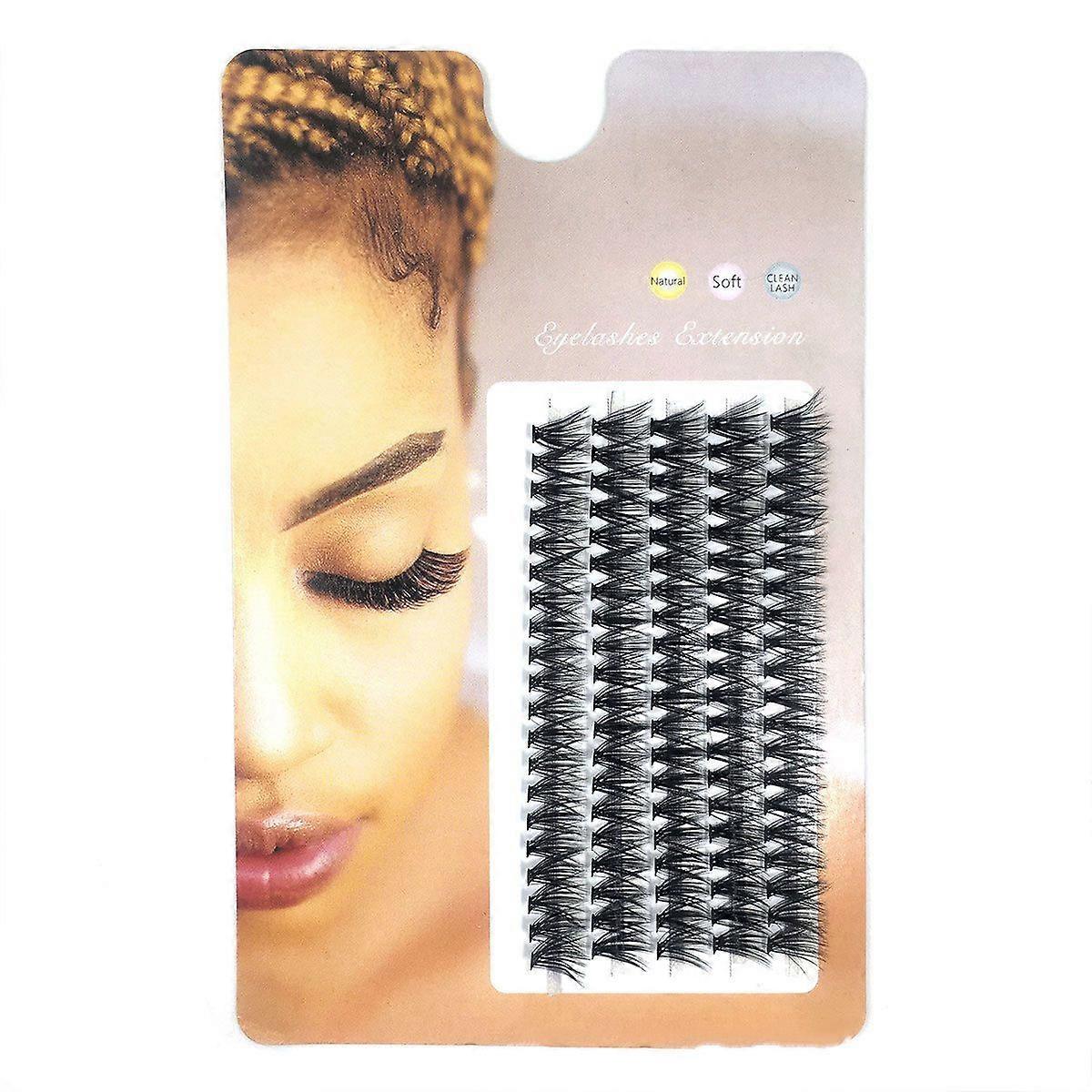 5 Rows Individual Eyelashes Natural Soft 16MM40D 40D 16mm40D