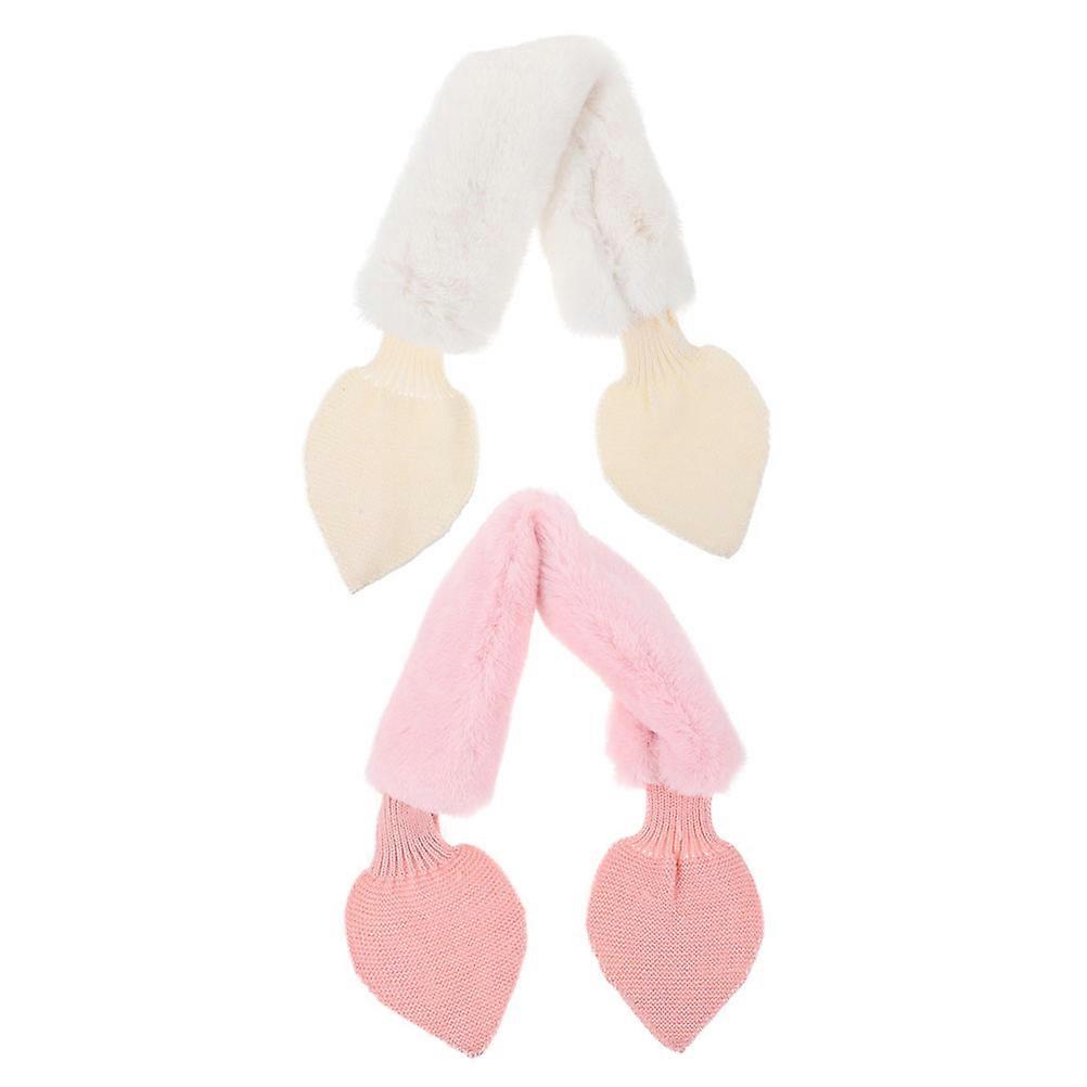 Here's a refined and engaging product description for your **2pcs Plush Scarves For Winter**:
**2pcs Plush Scarves for Winter – Adorable & Cozy