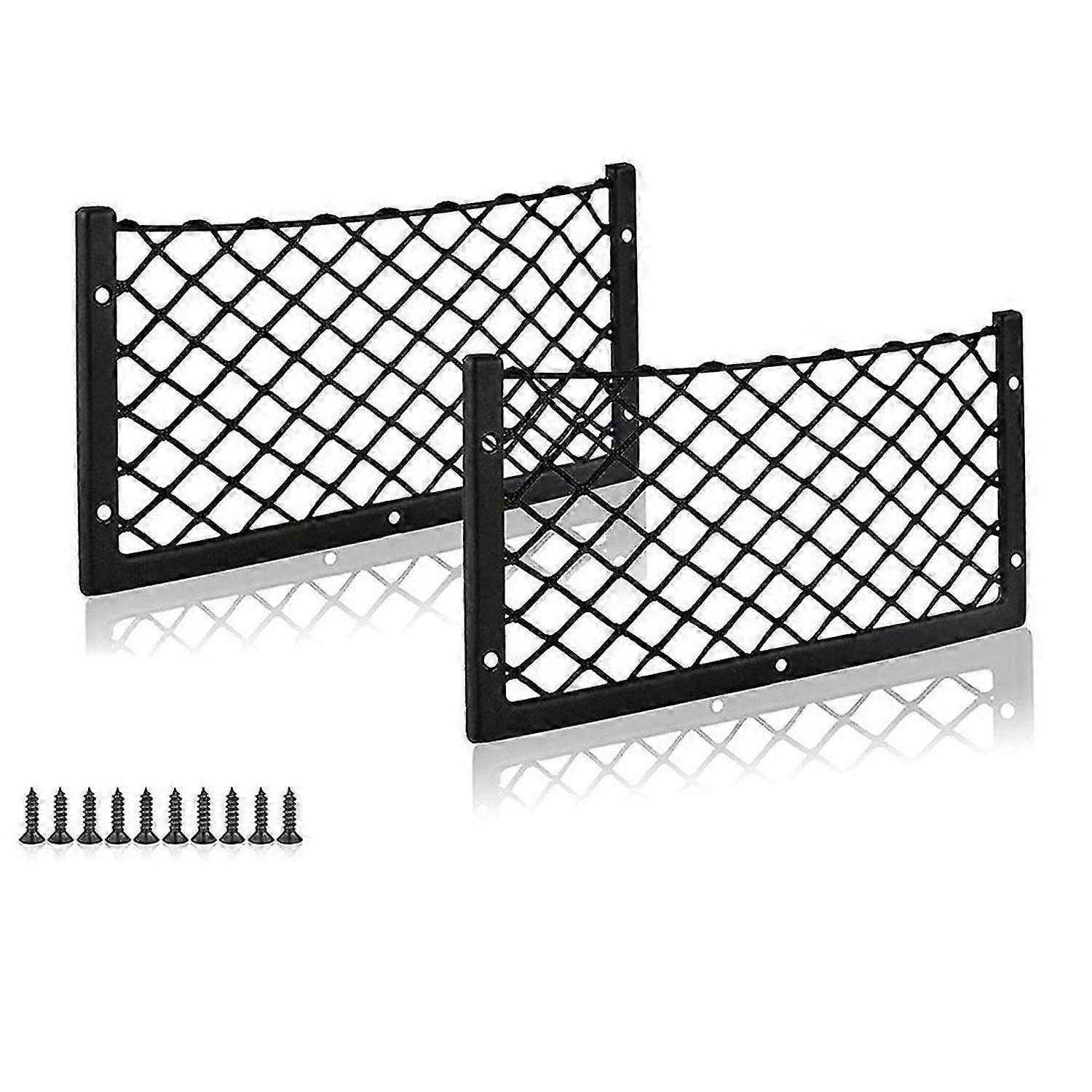 Car Storage Net Bag Boat Mesh Net Holder Car Pocket Organizer Net Car Seat Mesh Framed Net Pocket, 1