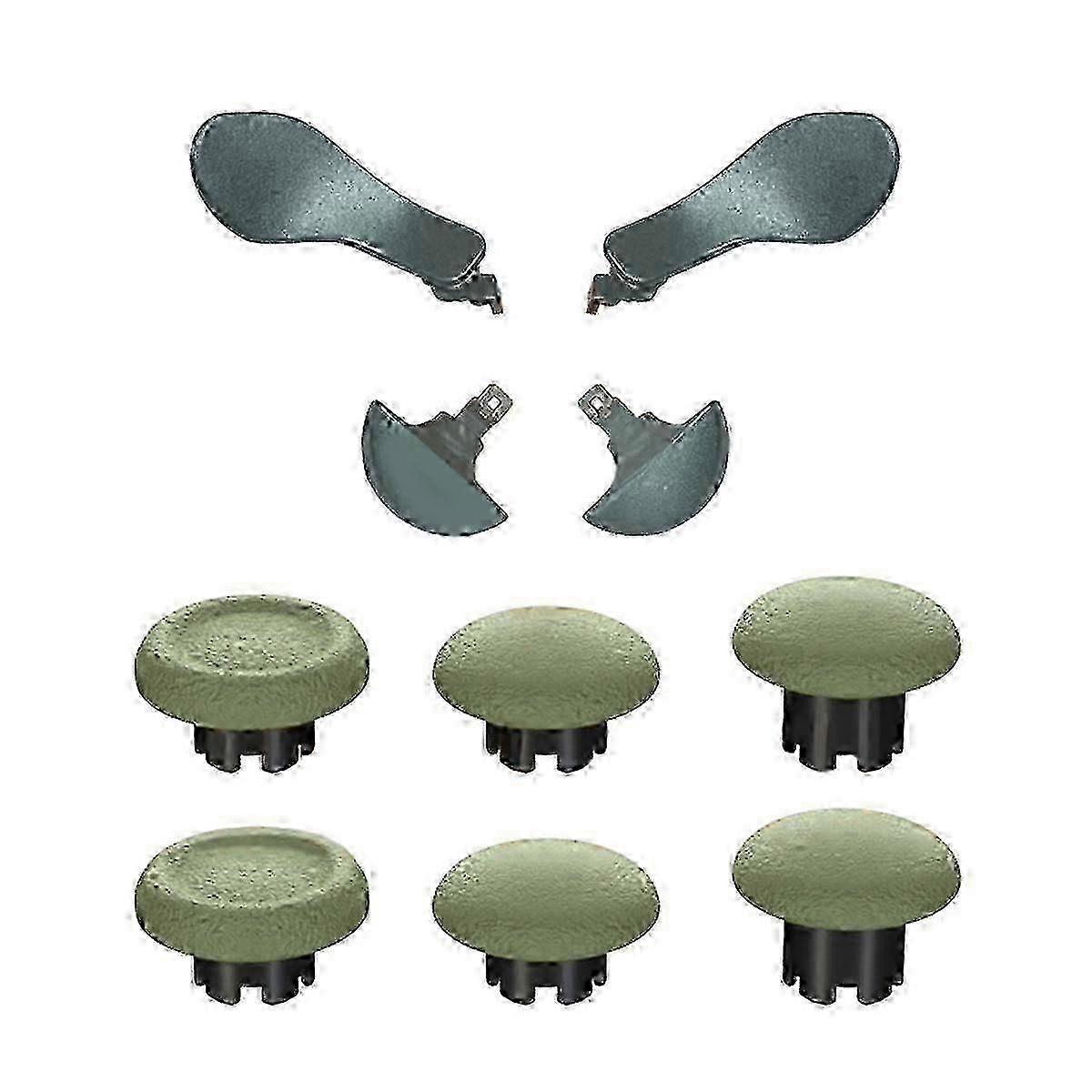 Analog Joysticks For Controller 10-in-1 Thumb Stick 4 Metal Rear Paddle Trigger Button Replacements