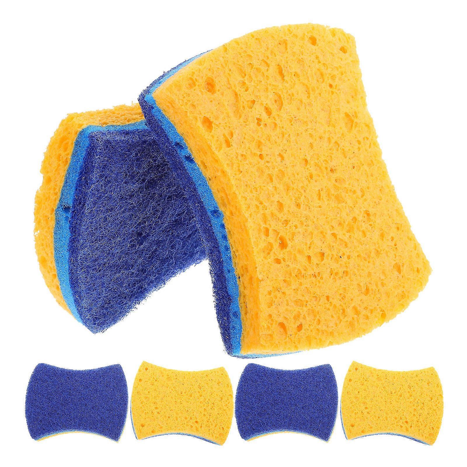 Compact Dish Sponge Kitchenware Cleaning Multi-Function 6Pcs
