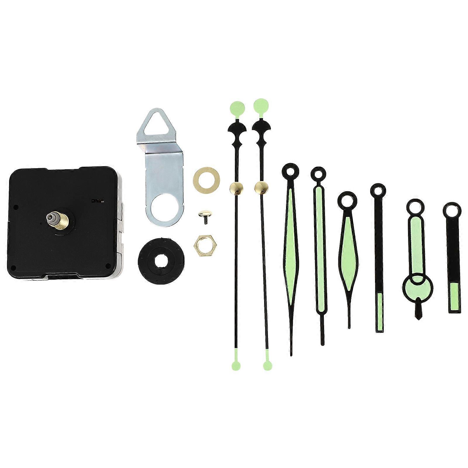 Diy Silent Quartz Clock Movement Kit Easy Replacement Mechanism Durable Design For Home Wall Clocks Crafting And Repair Projects Individual Packaging