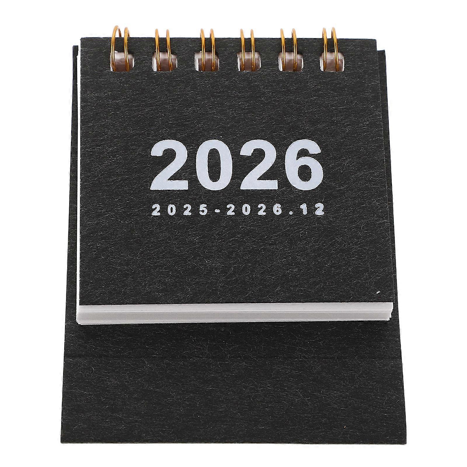 To Do Calendar Mini Standing Flip 2026 Time Management Tool For Home Office School Use 1Set