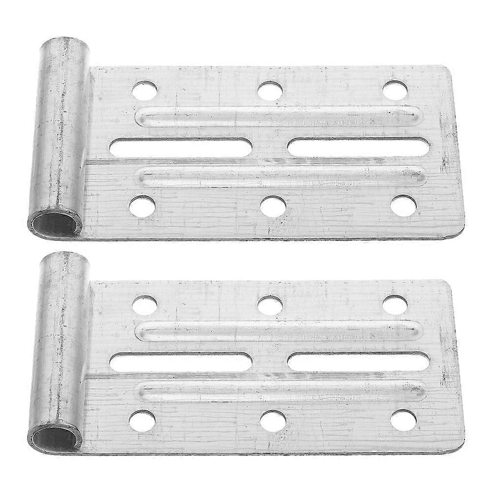 2pcs Garage Door Bottom Track Reinforcement Brackets, Heavy Duty Metal Support for Repair, High Load Capacity, Easy Installation