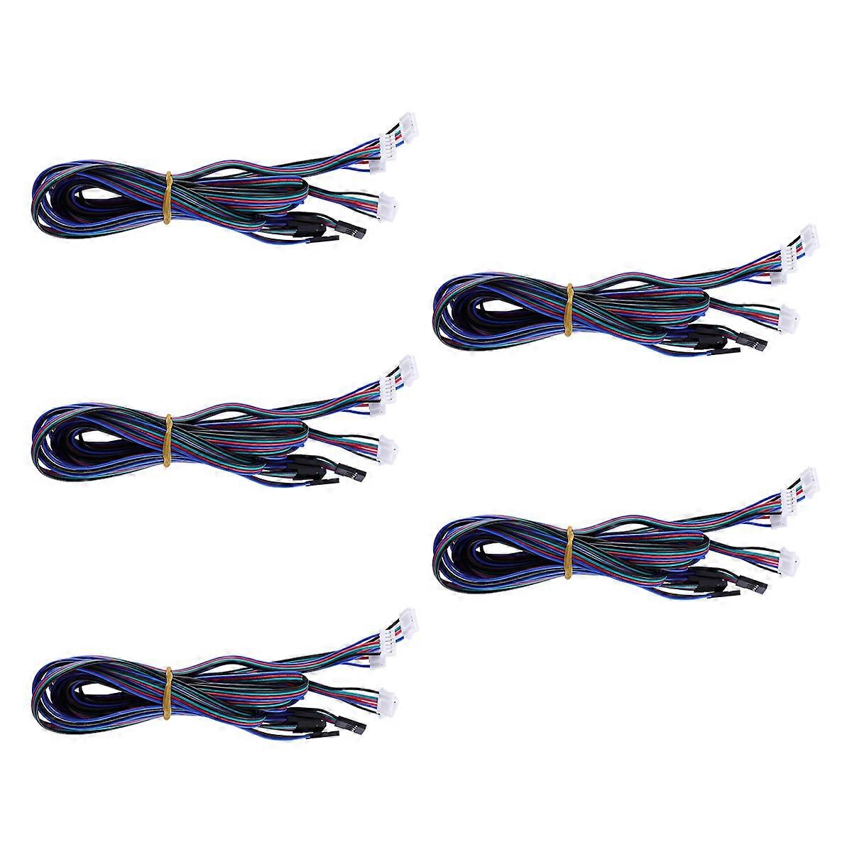 Printer Motor Wire Kit Electrical Conductivity Precise Design 3D Printing 5Pcs