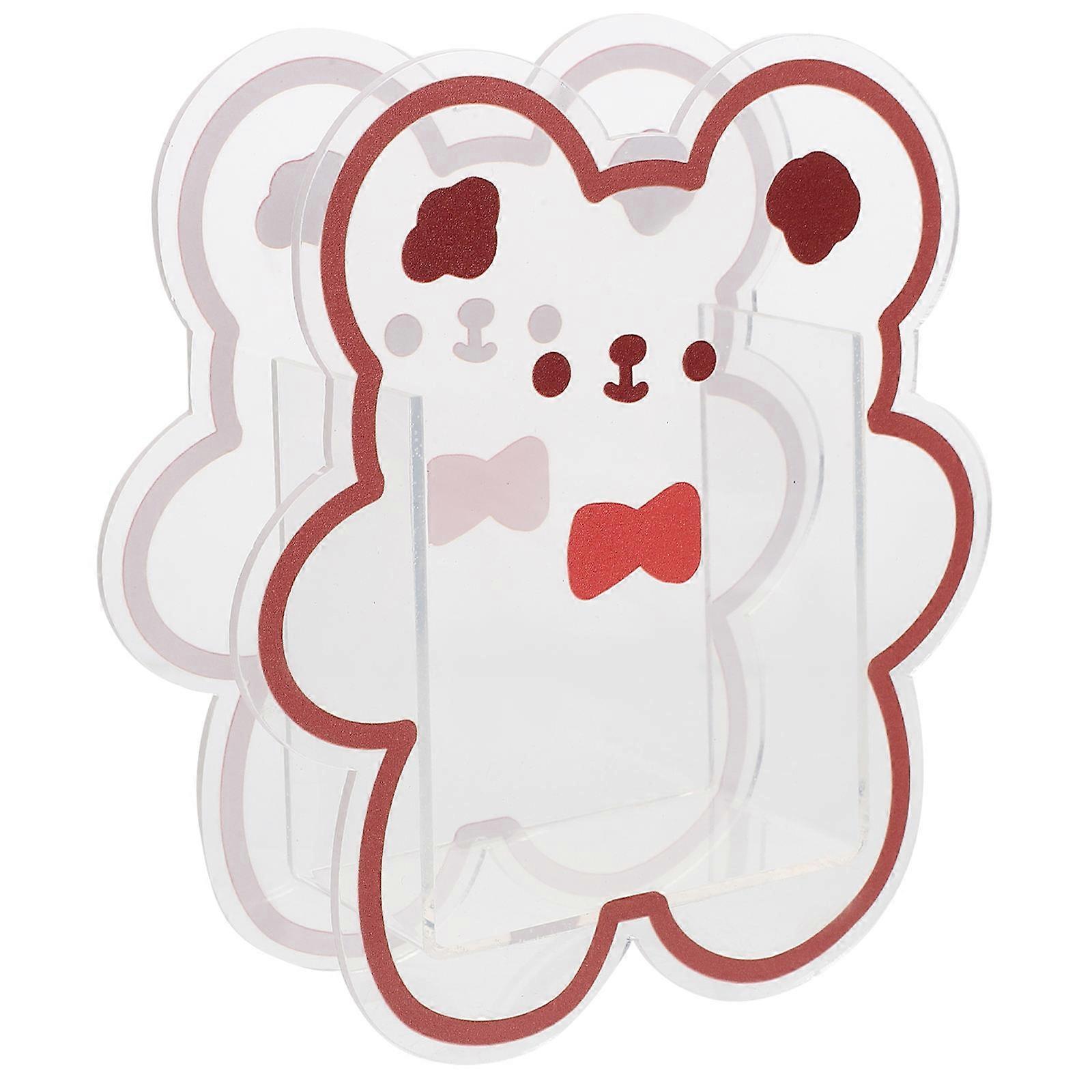 Multi-Function Pen Holder Transparent Display For Classroom Accessories Acrylic 1Set