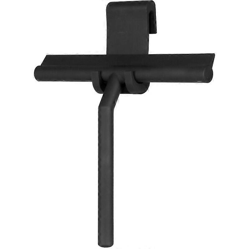 Black Silicone Shower Squeegee for Bathroom 2116cm (with Practical Hanger) Black