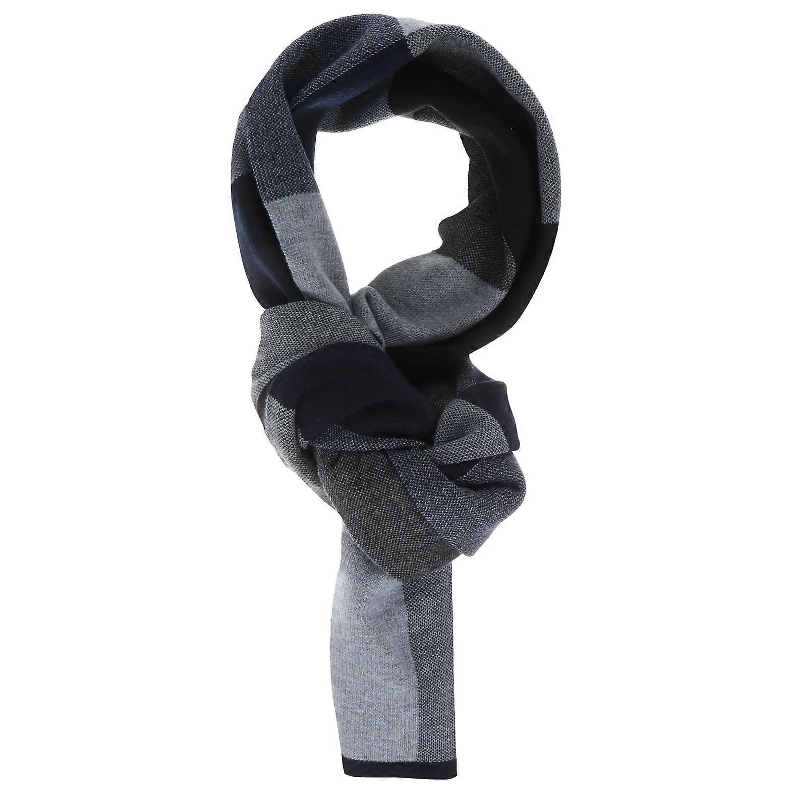 Mens Scarf Knitted Plaid Warm Scarf Fashion Man Scarf Winter Rectangular 1Set