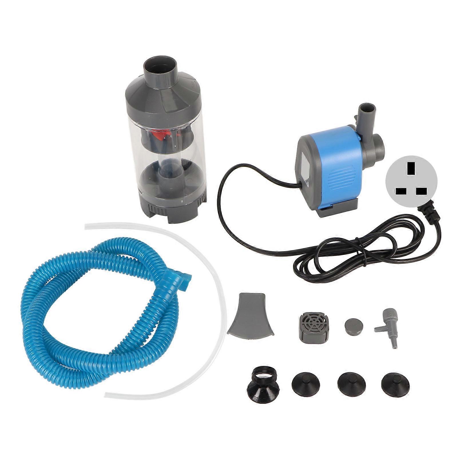 Aquarium Filter 5 in 1 Powerful Pump Submersible Internal Filter 15W Quiet Fish Tank Filters for Home UK Plug 220V
