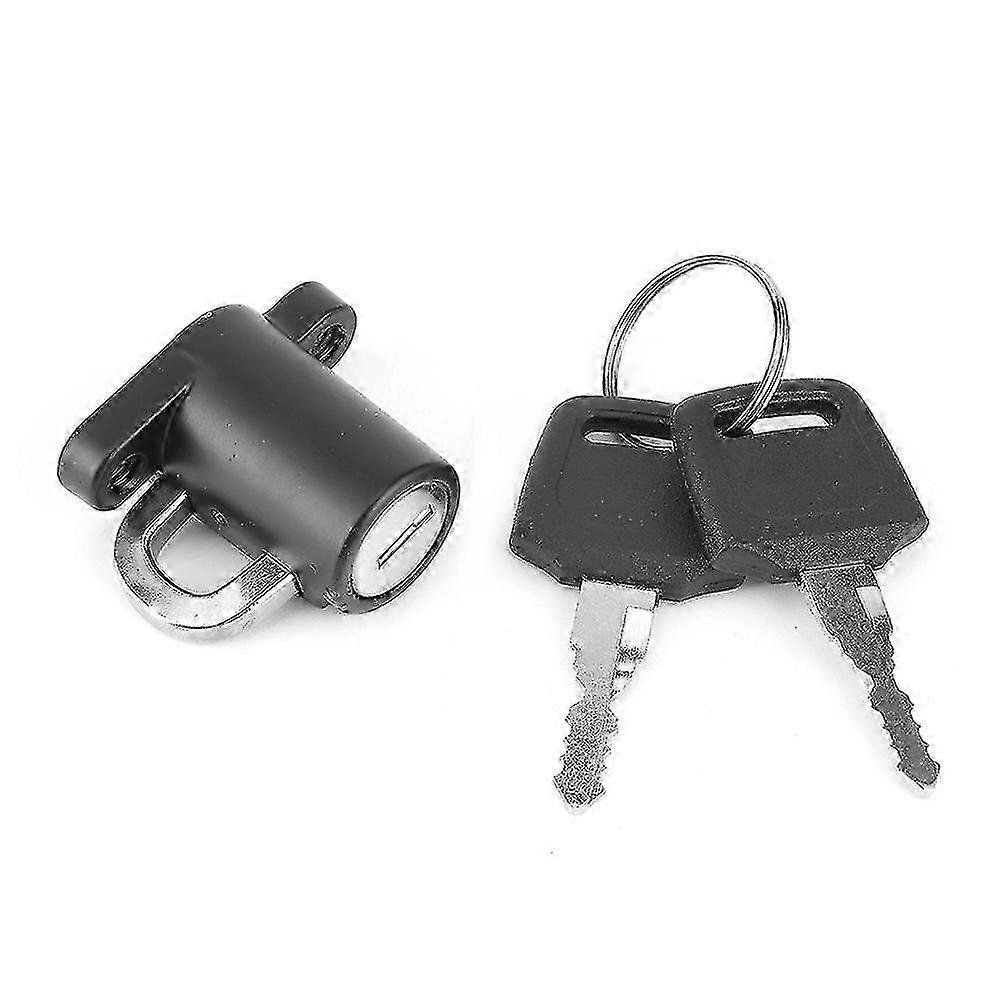 Universal Helmet Lock Hanger Hook Kit with 2 Keys Suitable for Motorcycles and Bikes