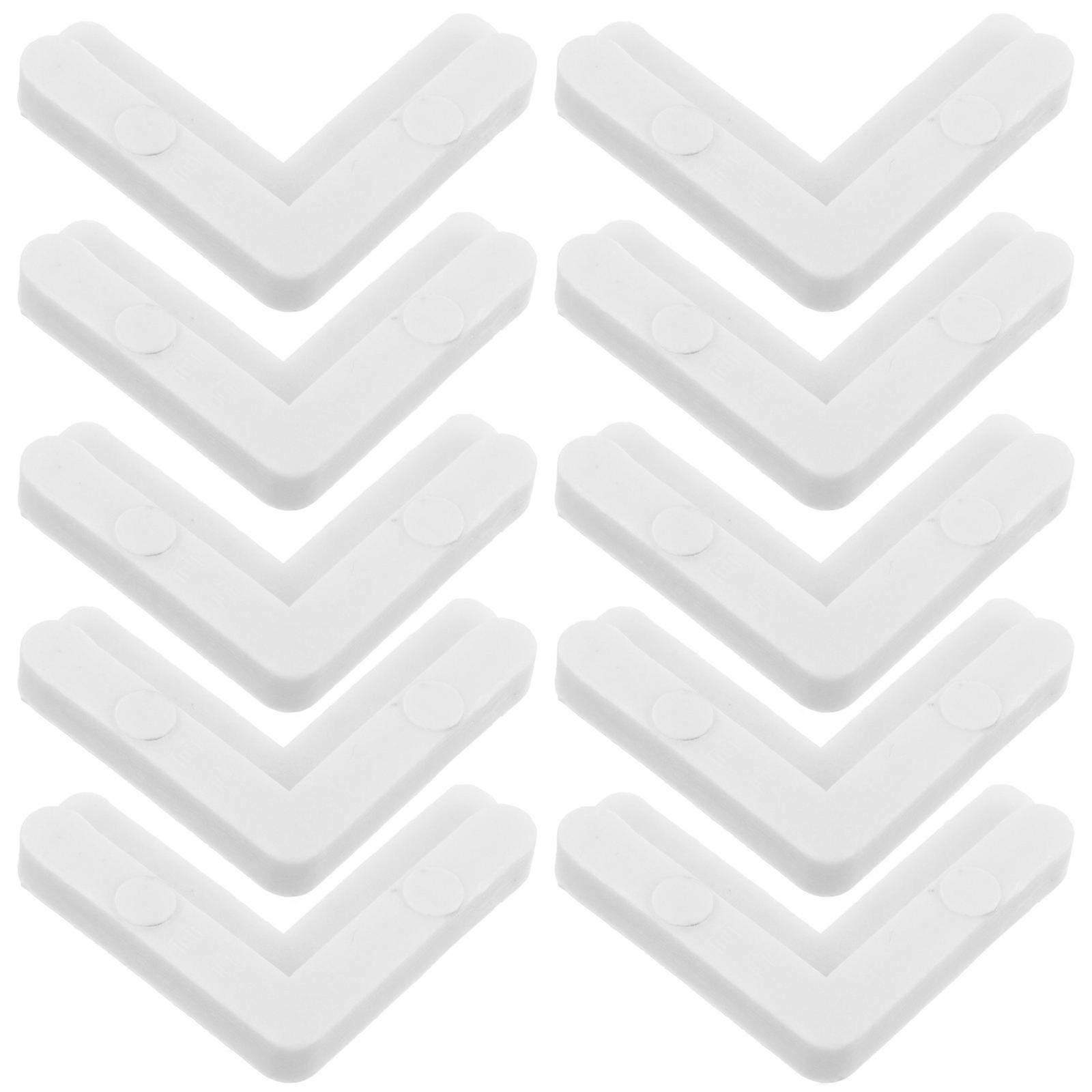 10pcs Durable Window Screen Corner Brackets – Sturdy Angle for Screen Frame Repair and Custom Designs