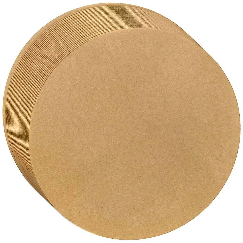 Baking Paper Decor Non-Stick Baking Paper 23x23cm Light Brown Suitable for Grilling 100 Sheets
