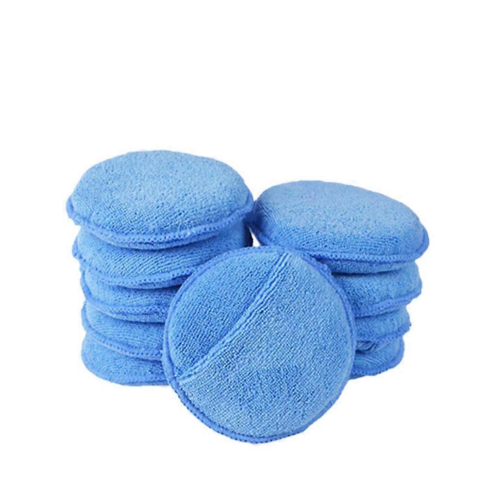 Durable Microfibre Applicators for Polishing, Waxing, and Sealing - Dual-Sided Use