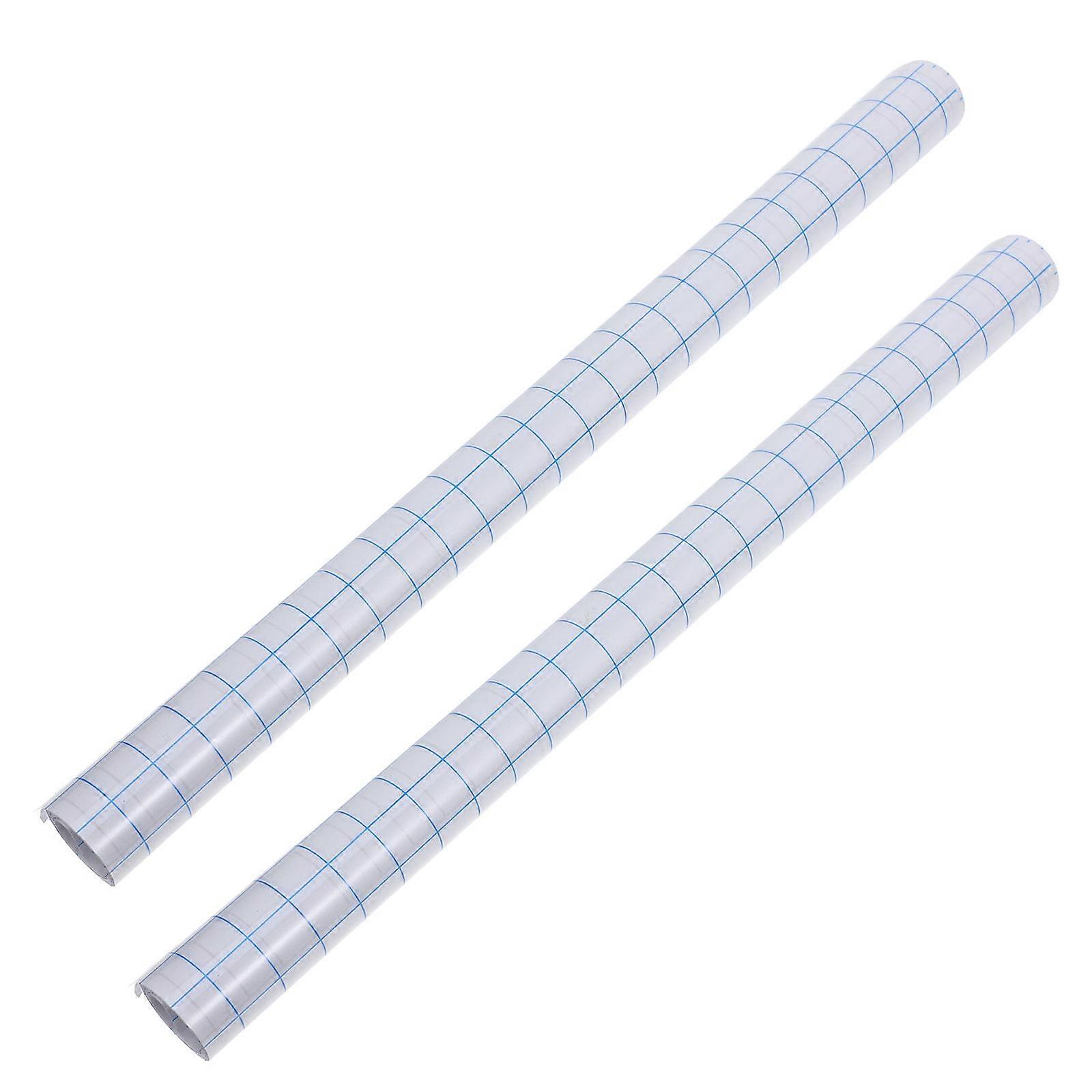 Blue Grid Self Adhesive Transfer Tape for Vinyl Decals – Easy Measurement, No Residue, 2 Pack