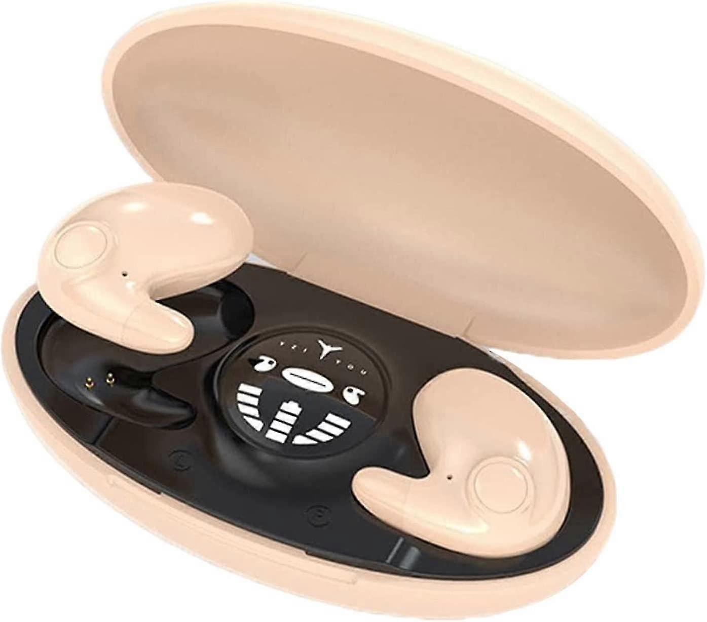 سماعات رأس غير مرئية داخل الأذن ، سماعات رأس محجوبة للضوضاء ، سماعات أذن مخفية ، سماعات نوم لاسلكية غير مرئية ، IPX5 مقاومة للماء