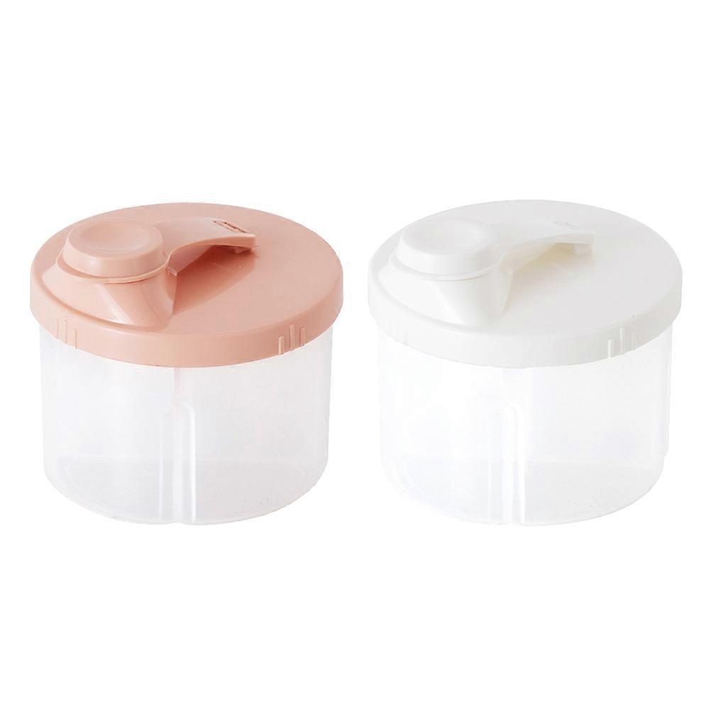 It seems like you're referring to a product description for a **portable milk powder storage container or snack box**. Here's a refined and more