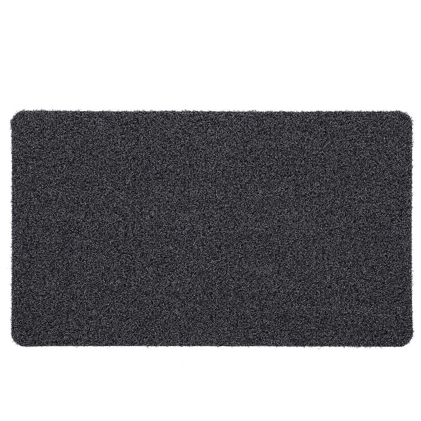 Durable Door Mat with NonSlip Bottom for Home in Dark Grey Made of Polypropylene 24x36 inches