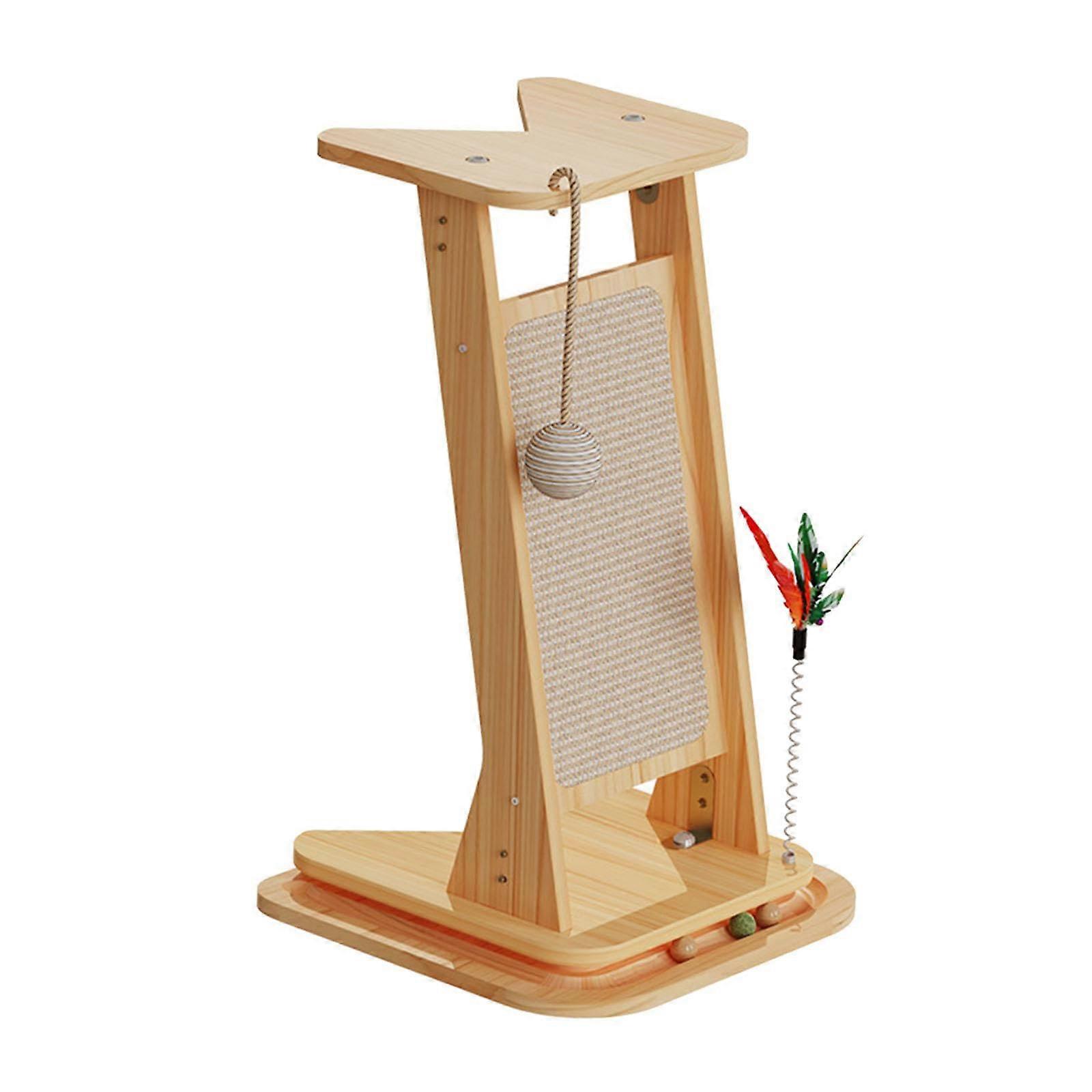 Cat Scratching Board Vertical Interactive Cat Scratching Toy For House Cats 32 Cm By 31 Cm By 34 Cm