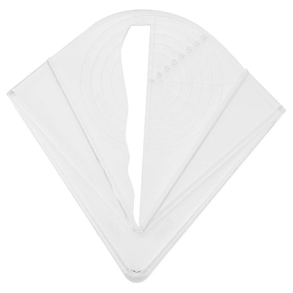 Plastic Center Finder for Square Round Octagon and Sexangle Woodwork Tool