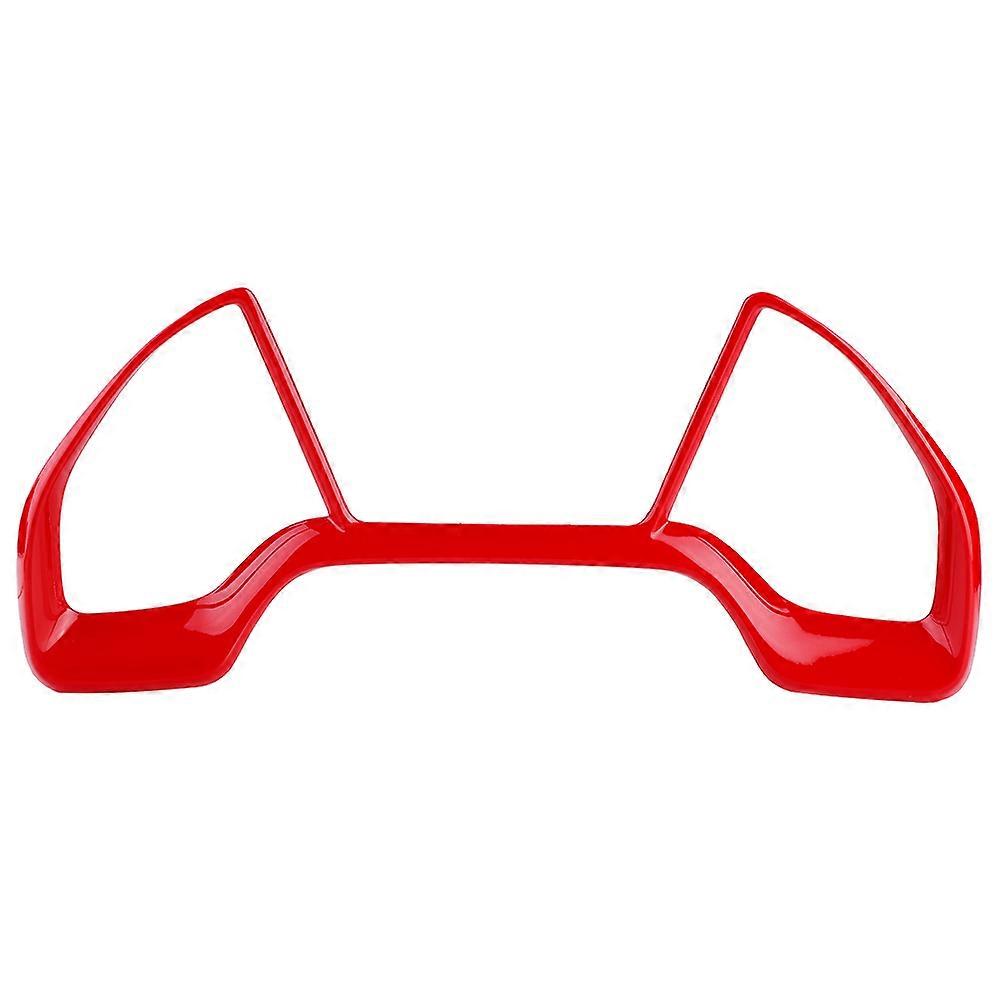 Car Dashboard Decorative Frame Dial Rings Trim for Honda Civic 10th 2016~2018 (Red)