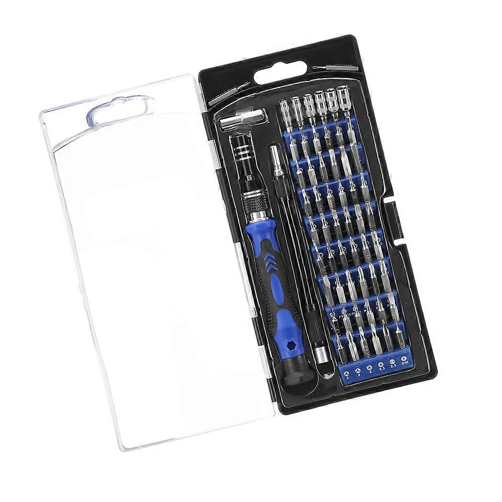 Precision Screwdriver Set Repair Tool Compact Integrated Design Blue 60Pack For Electronics Repair Technicians Magnetic Handle
