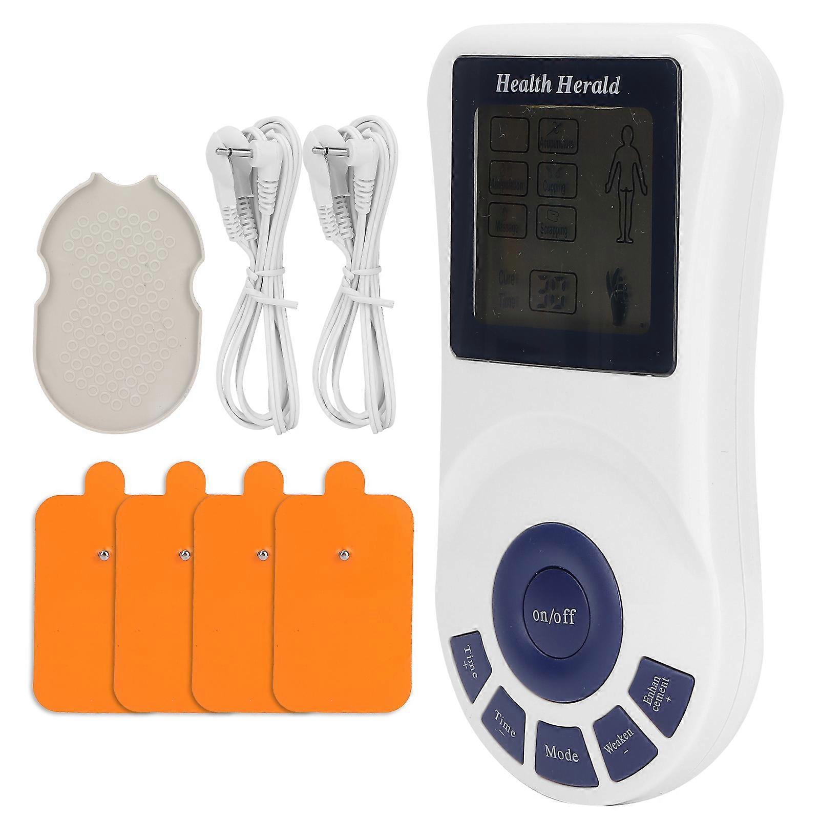 Electronic Pulse Massager Voice Prompt Pain Relief Digital Muscle Stimulator Machine