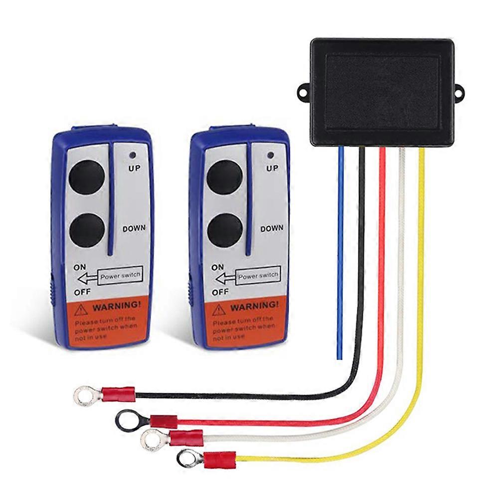 12V Universal Recovery Wireless Electric Digital Winch Remote Control for T.U.K.Jeep ATV SUV Handset Switch Controller